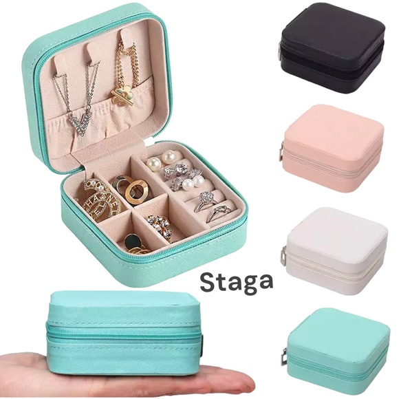 HP Gorgeous Jewelry Pouch Travel Case / Bridesmaid Gift / Wedding / Anniversary - Picture 11 of 16